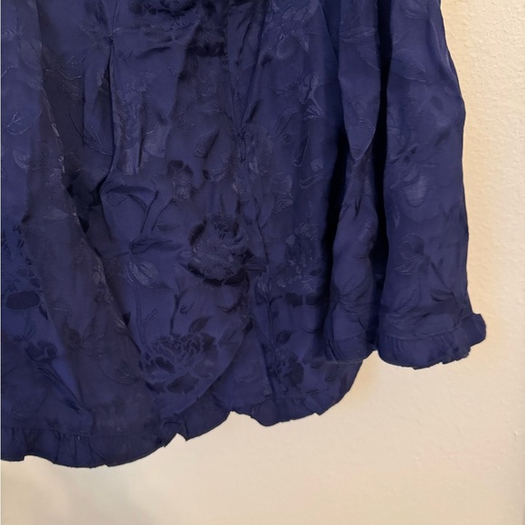 NWT For Love & Lemons Holland Floral Jacquard Minidress in Blue - Picture 10 of 14